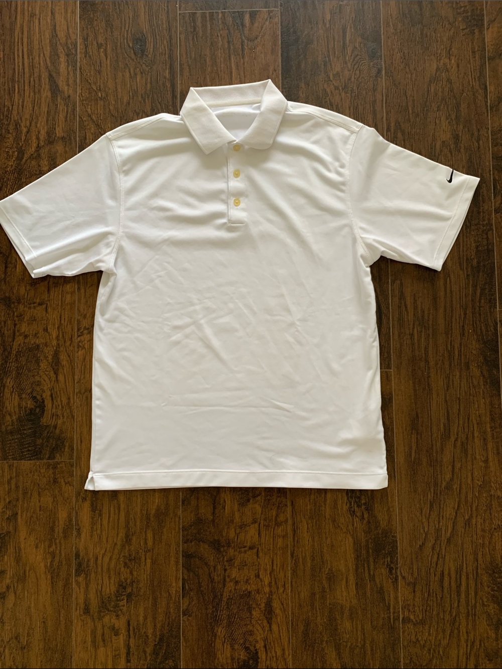 Nike White Sport Polo